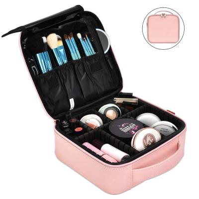 China Durable Cosmetic Case With Lock Cosmetic Make Up Artist Case Cosmetic Bags Cases Portable for sale