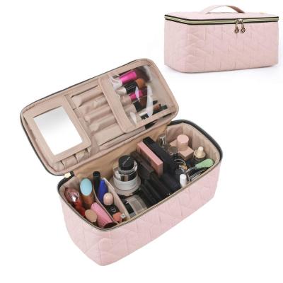 China Durable Cosmetic Cases Makeup Cases Light Mirror Cosmetic Cases Carrying Trolley for sale