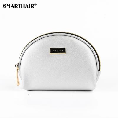 China Reusable in stock custom color and material make up bag Professional Logo Makeup Small Cosmetic Bag for sale