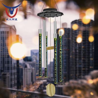 China LED Solar Wind Chimes Outdoor Light Color Changing Christmas Garden Yard Home Decor RGB Chimes Eco-Friendly / Housewarming Gift for sale