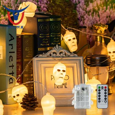 China Skull Led Halloween Festival Decorative Wedding Skull Lamp String Hanging Lamp Halloween Pumpkin Light Led Led Lights for sale