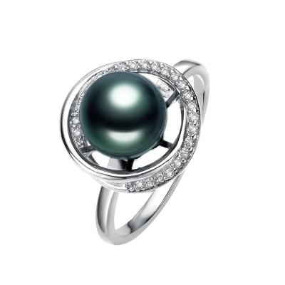 China Silver 925 Sterling Silver Pearl Ring Mount Jewelry For Mothers Day Gift Simple Simple Miraculous Fashion Pearl Environmental Friendly for sale