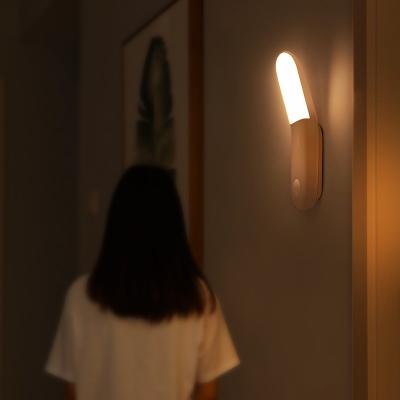 China Modern Led Magnetic Induction Light Aisle Night Light Bedside Emergency Night Light Wardrobe Stairs for sale