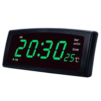 China Simple Creative Home Decoration LED Desktop Bedroom Calendars Students Digital Pendulum Desktop Alarm Clock for sale