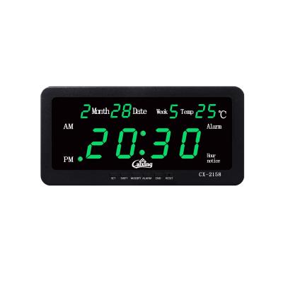 China Class Modern Home Decoration Digital Clock Bedroom Bedside Desk Alarm Clock Can See Temperature for sale