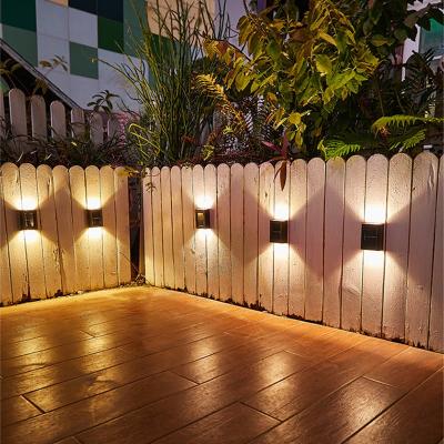 China Garden Outdoor Solar Lamp Smart Waterproof LED Porch Wall Lights for Balcony Yard Garden Decorative Landscape Street Light for sale