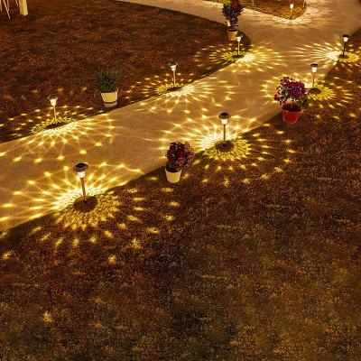 China Outdoor Decorative Waterproof Solar Landscape Solar Powered Outdoor Decorative Waterproof Earth Yard Lawn Garden Lamp Garden LED Plug-in Lamp for sale