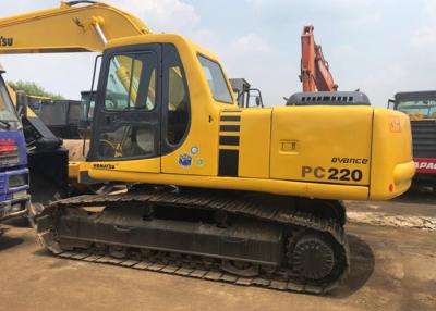 China Max Digging Radius 9.09m Oude KOMATSU Graafwerktuigen van 22000kgs PC220 Te koop