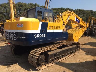 中国 0.5m3バケツ12ton SK045秒針のKobelcoの掘削機 販売のため