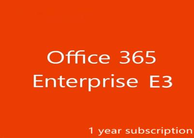 China Geeft het Office 365 Enterprisee3 Jaarlijkse Abonnement Al Talen Digitale Sleutel vergunning Te koop