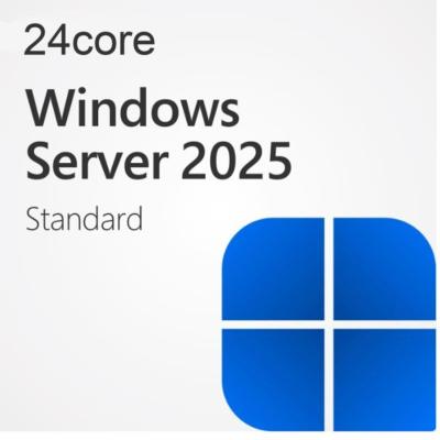 China Windows Server 2025 estándar 24 núcleo 100 usuarios 90 días de garantía Licencia de por vida en venta