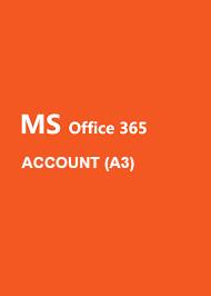 China Microsoft Office 365 A3 Account  1 Year Warranty Period Te koop