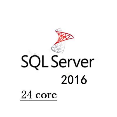 China 24 kern Online Sql Server 2016 Productcode, Globale Sql Server voor Windows Server 2016 Te koop