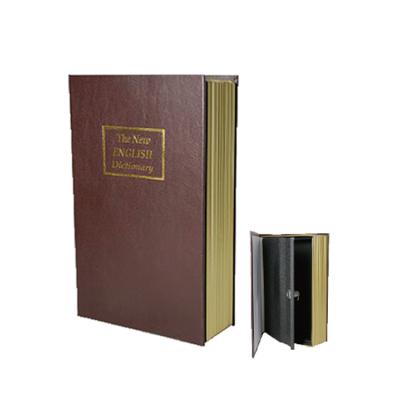 China Dictionary Leather Safe Leather Book Safe Box, Book Lock Safe Box for sale