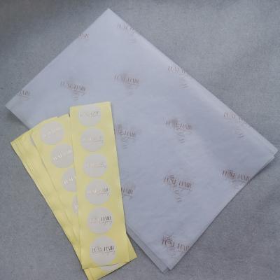 China Good Quality Greaseproof Custom Logo For Clothes Fabric Wrapping Paper for sale