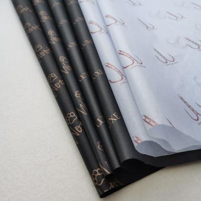 China Custom Logo Printed Tissue Paper Greaseproof Envelope/Gift/Wrapping Paper Sheets With Logo for sale