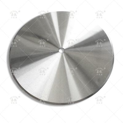 中国 610mm Outer Diameter Film Slitter Knife For Tissue Paper Industrial Slitter Blades Round 販売のため