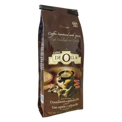 China Barrier China Suppliers Digital Printing 250g Matte Finish Black Ziplock Roasted Coffee Bag Pouches Soft Packaging for sale