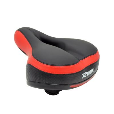 China Color Changeable China Factory Soft Leather Bicycle Saddle Sit Lithium Electric Bike Saddle for sale