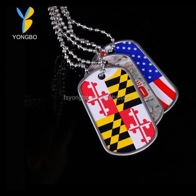 China Europe Hot Selling Printed Dog Tag Military Standard For Tags Set for sale