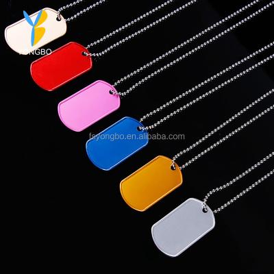 China Custom Aluminum Dog Tag Europe Logo Oval Shape Metal Anodized for sale