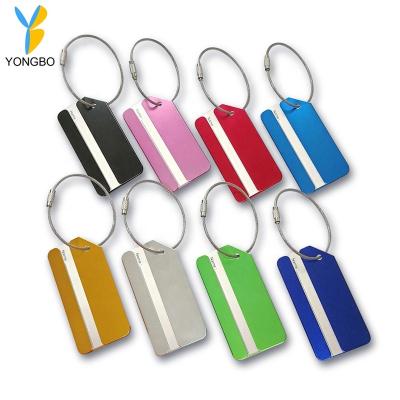 China Eco - Friendly Professional Metal Luggage Tags For Travel Can Customized for sale