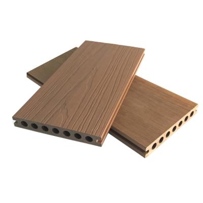 China Modern wood coextrusion wpc plastic composite decking co extrusion WPC exterior flooring for sale