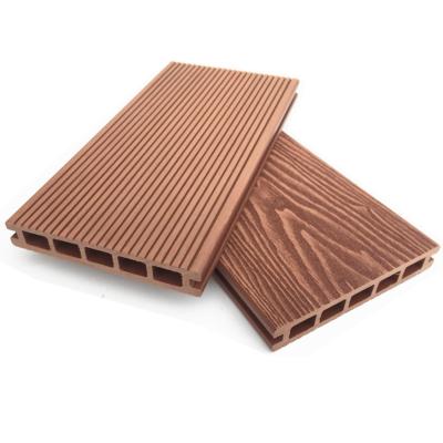 China Modern Outdoor Teak Decking WPC Flooring Board Plastic Garden Deck for sale