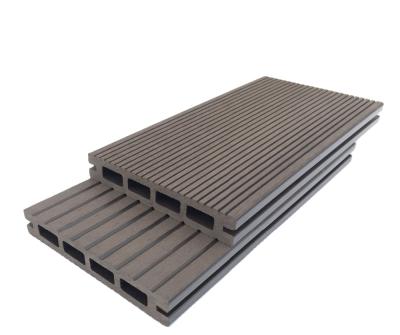 China Modern Pest-Resistant Sanding Outdoor Wood Plastic Composite Cavity Flooring Wood Plastic Composite for sale