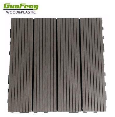 China Modern outdoor composite decking wpc plastic wooden wpc decking diy tiles for sale