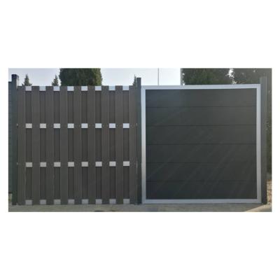 China Easily Assembled Wood Plastic Composite Price Fencing Cheap WPC Waterproof Fencing Panels for sale