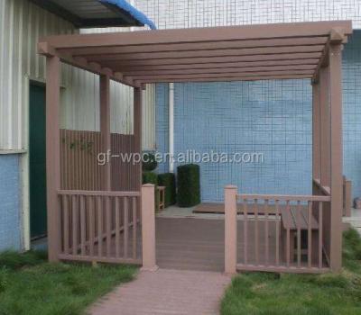 China House wpc wood plastic composite pergola for home for sale