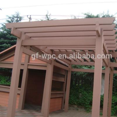 China Easily assembled good quality outdoor garden wpc pergola for sale