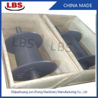 China Wire Rope Drum Factory/  Grooved Drum with Shaft en venta