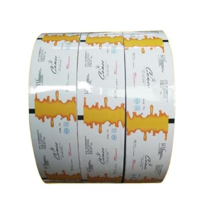 China Moisture Proof Custom Printed Triple Aluminum Foil Honey Stick Wrapping Materials for sale