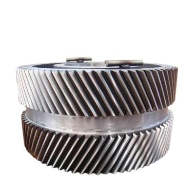 China Factory Supply High Precision Double Gear Transmission Bevel Gear Automotive Spiral Helical Herringbone Cylindrical Gear for sale