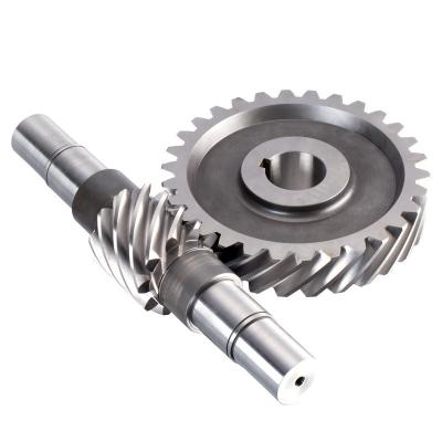 China Hotels CNC Motor Gear Shaft With Machined Worm Pinion Shafts for sale