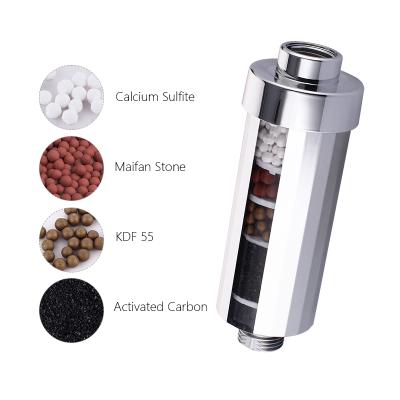 China Remove Main Chlorine Universal Bathrooms SPA Eco Carbon KDF Replacement Bath Shower Water Purifier Filter for sale