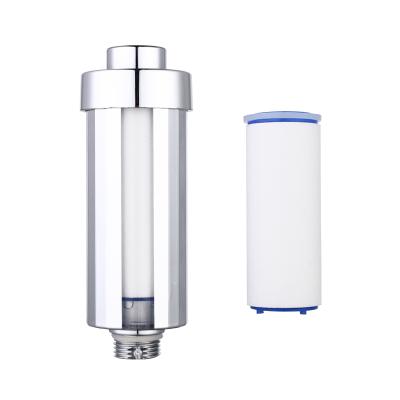 China Remove Chlorine Factory Chrome Finishing Universal Shower Wash Water Filter Chlorine Removing Scale Lime for sale