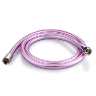 China 1.5m 2m Handheld Joint PVC Plumbing Hose Shower Hose Bathroom Water Supply Bath Hose Modern Soft Soft Flexible Colorful Colored Plumbing Hose for sale