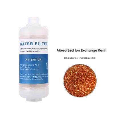 China Hotel DI Ion Exchange Resin Deionized Water Filter For Lime Scale Water Heater Washing Machine Laser Lime Scale for sale