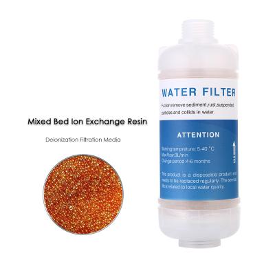 China Hotel Ion Exchange Resin Water Filter DI Cartridges Water Mixed Bed Purifier for sale