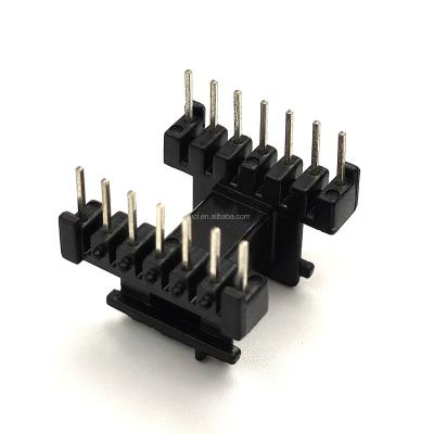 China EF16 7+7 pin horizontal black T375hf COIL YC-EF-1619-1 for sale