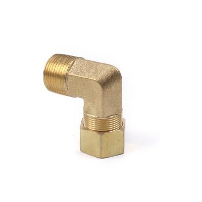 China Cross Forged Water Air Brass Tee Brass Compression Fittings High Pressure Compression Gas Hose Fittings Hose Fitting Tee for sale