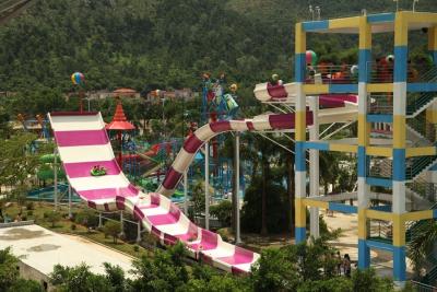 China Toboganes acuáticos de encargo, diapositiva de la aguamarina del bumerán del parque de atracciones para el parque del agua de Gaint en venta