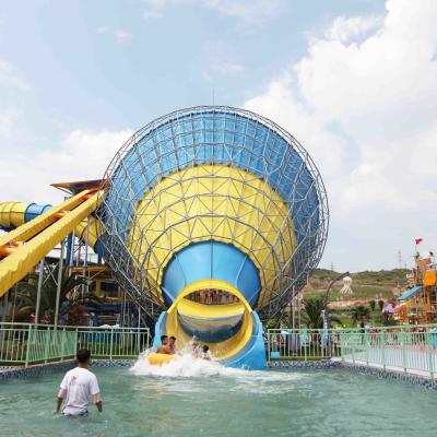 China Water Park Equipment Adult Large Water Slide 4 Persons Riding for sale