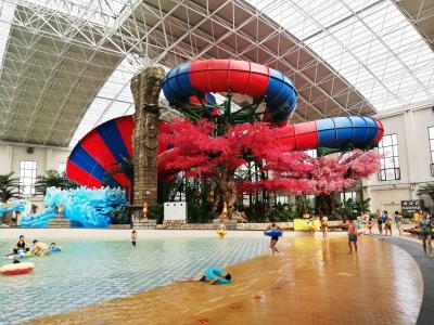 China Aqua Park Adult And Children Tornado Water Slide Large Customized for sale