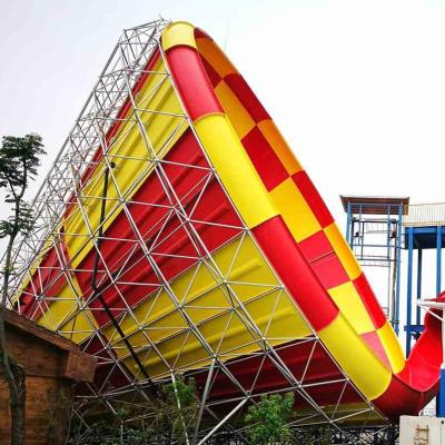 China De Producten van het Aquapark/Super het Waterdia's van de Tornadoglasvezel 14.6m Platformhoogte voor Als thema gehad Waterpark Te koop