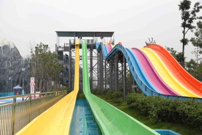 China Colorful High Speed Adult Water Slide with Water Amusement Park Construction for Water Park for sale