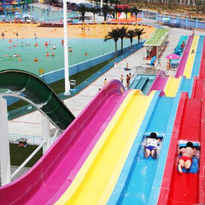 China Colorful Racing Water Park Rides，Holiday Resorts With Water Parks For Family for sale